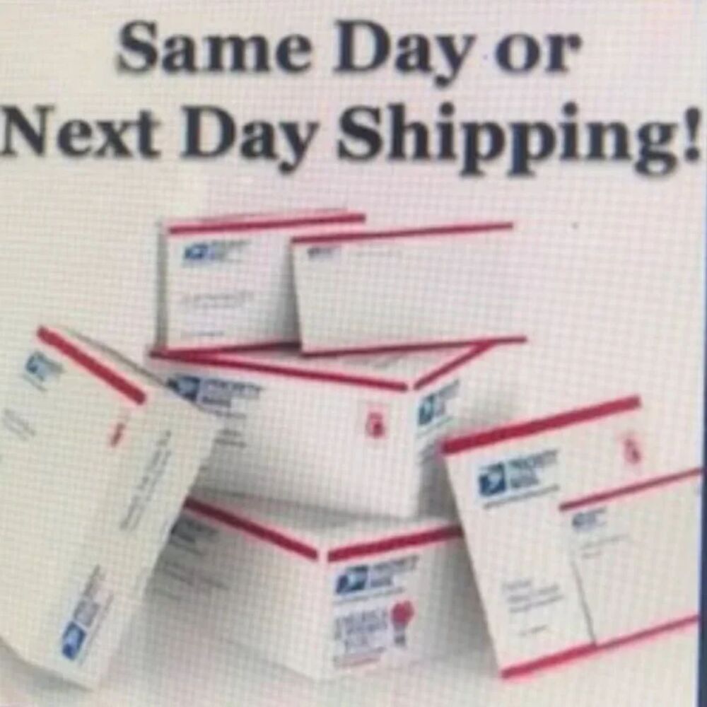 Same Day Shipping Before 4pm .................... Then Next Day @ 10am
